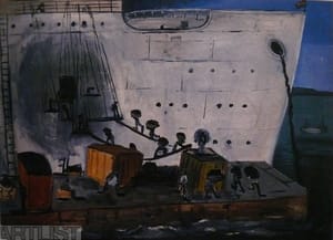 Lev Šimák: Nakládání lodí v Pireu