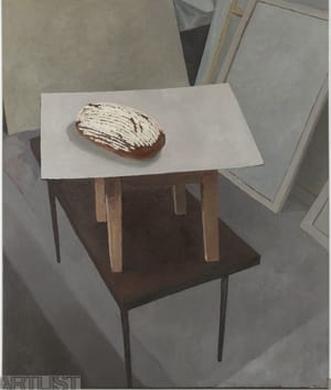 Obraz s chlebem v ateliéru