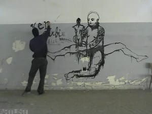 Kresba na zdi