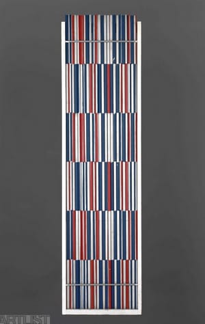 Radoslav Kratina: Duralové trubky s červenou a modrou (variabilní objekt)