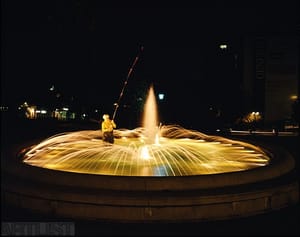 In a Fountain