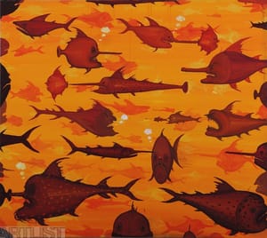 Oranžové ryby