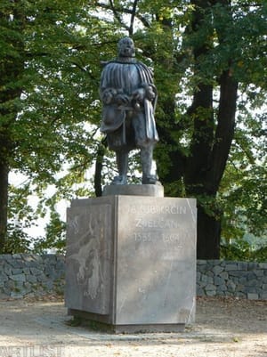 Pomník J. Krčína z Jelčan